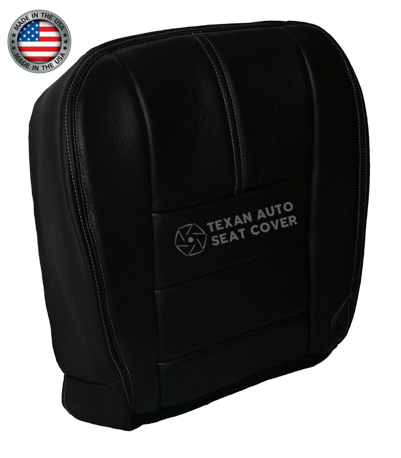 2008 Ford F-250 4X4 Single Cab Driver Bottom Synthetic Leather Seat Cover Black
