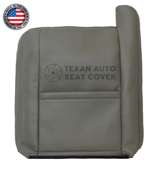 Driver Lean Back Vinyl Seat Cover Gray fits 1999, 2000 GMC Sierra Extended Cab