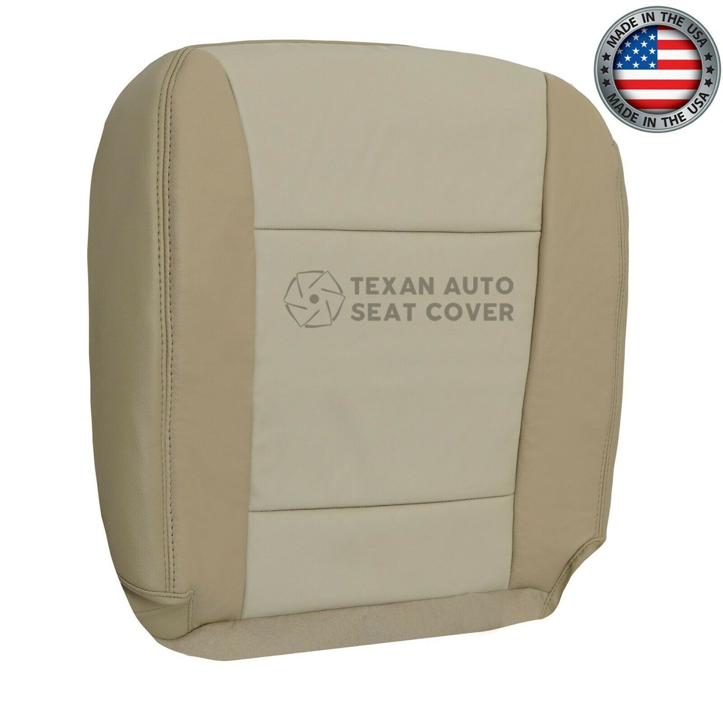 For 2006 to 2010 Ford Explorer Passenger Side Bottom Leather Replacement Seat Cover 2 Tone Tan