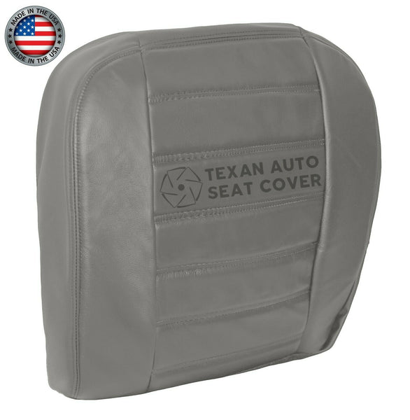 2003, 2004, 2005, 2006, 2007, Hummer H2 SUV, SUT, Truck, Luxury, Adventure Passenger Side Bottom Synthetic Leather Seat Cover Gray
