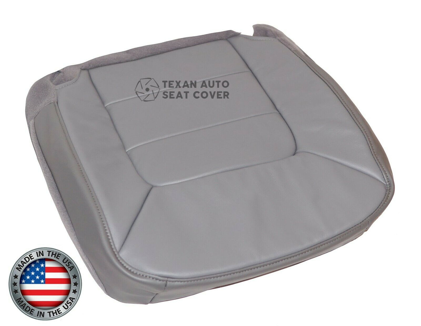 2003, 2004, 2005, 2006 Ford Expedition XLT XLS Sport 2WD 5.4L Driver Bottom Leather Seat Cover Gray