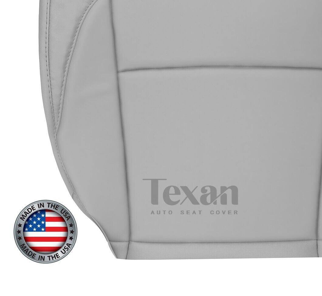 For 2007 to 2012 Lexus ES350 Driver Side Bottom Leather Replacement Seat Cover Gray