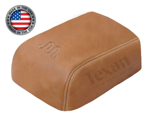 Fits 2005 to 2008 Ford F-150 King Ranch Genuine Leather Center Console Lid Cover