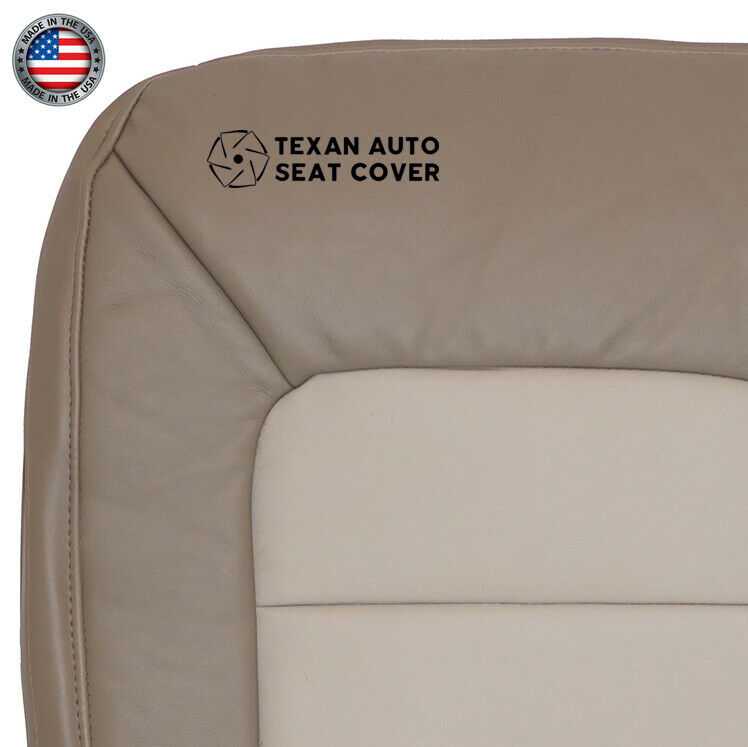 2003, 2004, 2005, 2006 Ford Expedition Eddie Bauer, 4X4, 2WD, 4.6L, 5.4L Passenger Bottom Leather Seat Cover Tan