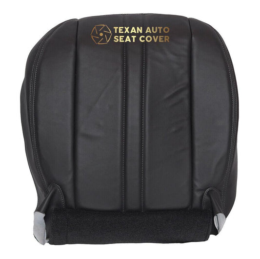 1997 to 2002 Chevy Express Van Passenger Side  Bottom Synthetic Leather Replacement Seat Cover Dark Gray