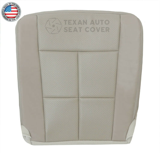 2007, 2008, 2009, 2010, 2011, 2012, 2013, 2014 Lincoln Navigator Passenger Bottom Perforated Synthetic Leather Seat Cover Gray