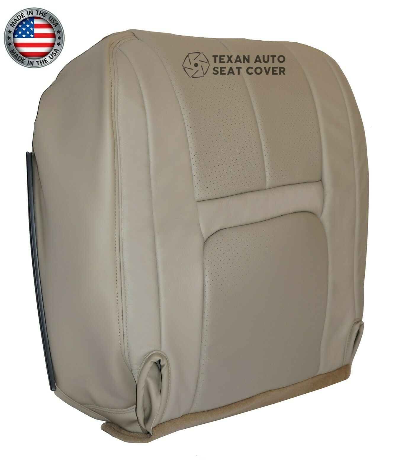 1999 2000 Cadillac Escalade Passenger Side Bottom Synthetic Leather Seat Cover shale