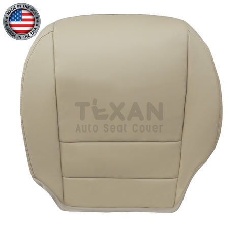 2007-2013 Acura MDX Passenger Bottom Leather Seat Cover Tan
