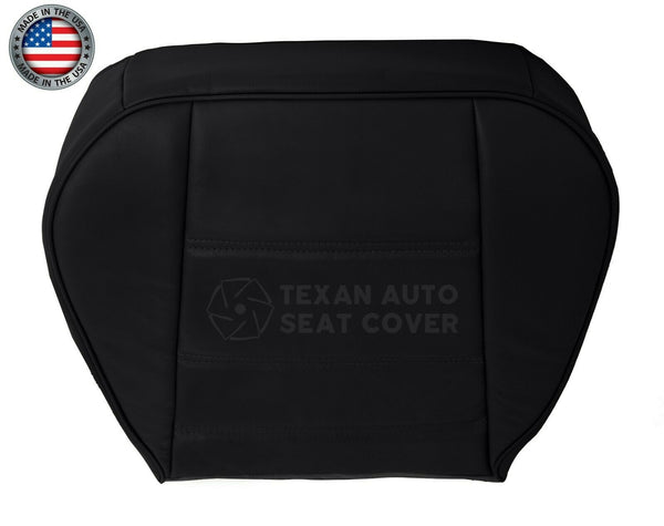 1999, 2000, 2001, 2002, 2003, 2004 Ford Mustang V6 Passenger Side Bottom Leather Replacement Seat Cover Black