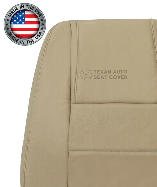 2005, 2006, 2007, 2008, 2009 Ford Mustang V6 Driver Side Lean Back Synthetic Leather Replacement Seat Cover Tan