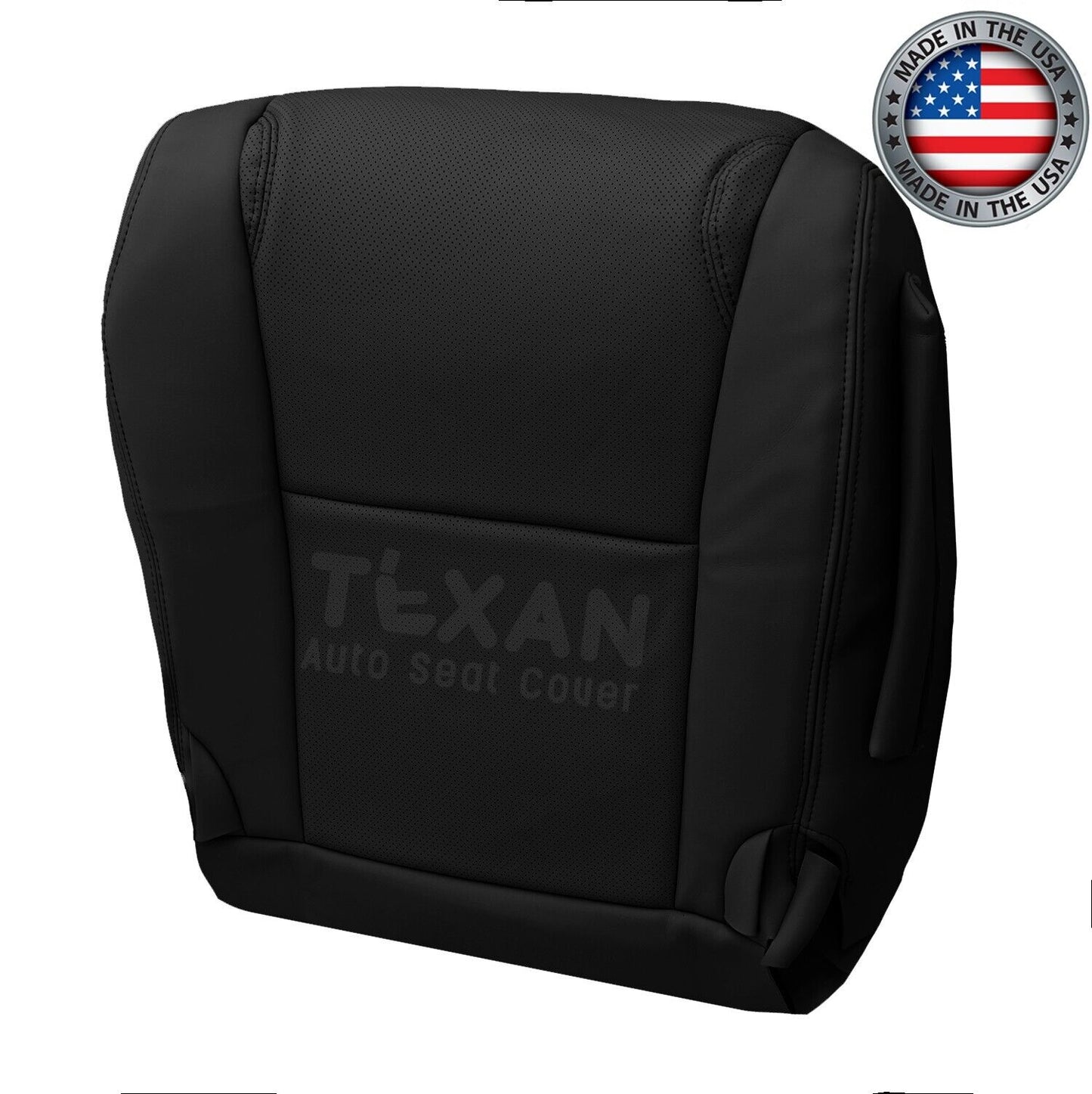For 2006 to 2011 Lexus GS300, GS350, GS430, GS450H, GS460 Driver Side Bottom Perforated Leather Replacement Seat Cover Black
