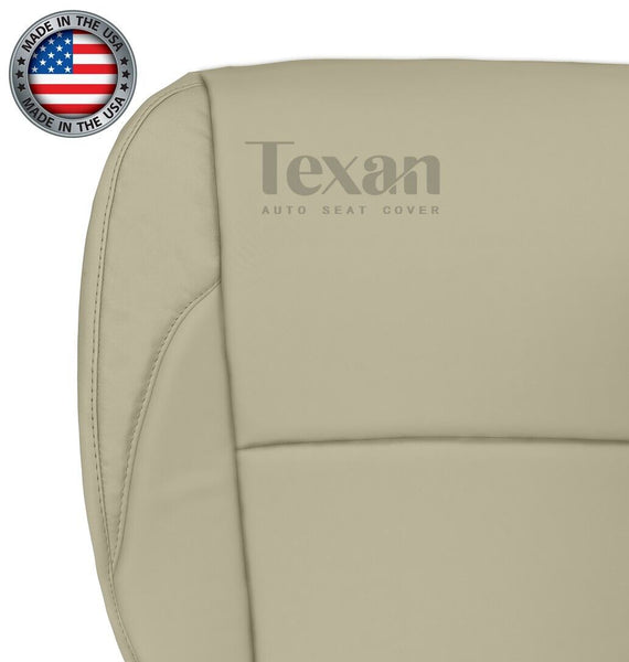 For 2007 to 2012 Lexus ES350 Driver Side Bottom Leather Replacement Seat Cover Tan