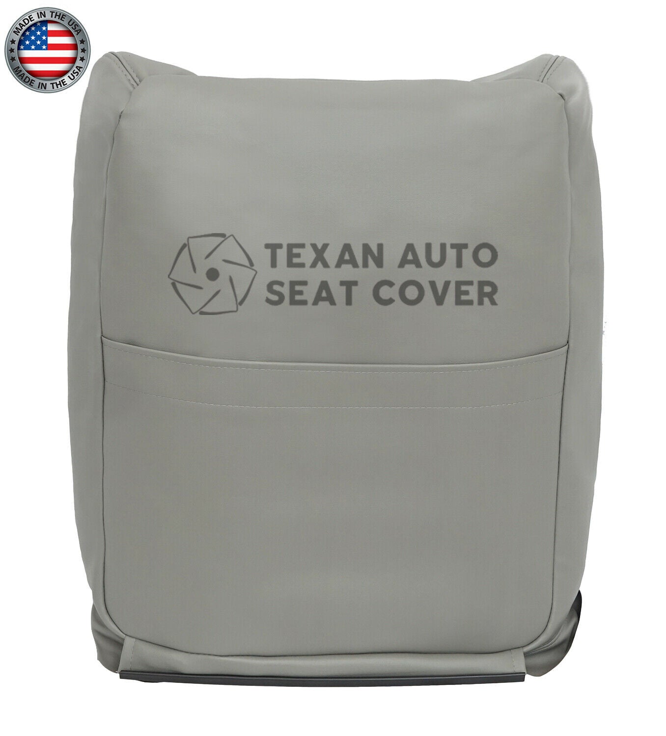 1994,1995,1996 Chevy Impala SS Driver Side Lean Back Perforated Synthetic Leather Replacement Seat Cover Gray
