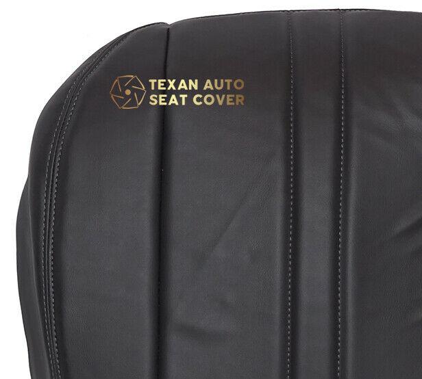 1997 to 2002 Chevy Express Van Passenger Side  Bottom Synthetic Leather Replacement Seat Cover Dark Gray