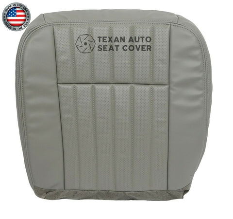 1994, 1995, 1996 Chevy Impala SS Driver Side Bottom Perforated Synthetic Leather  Replacement Seat Cover Gray