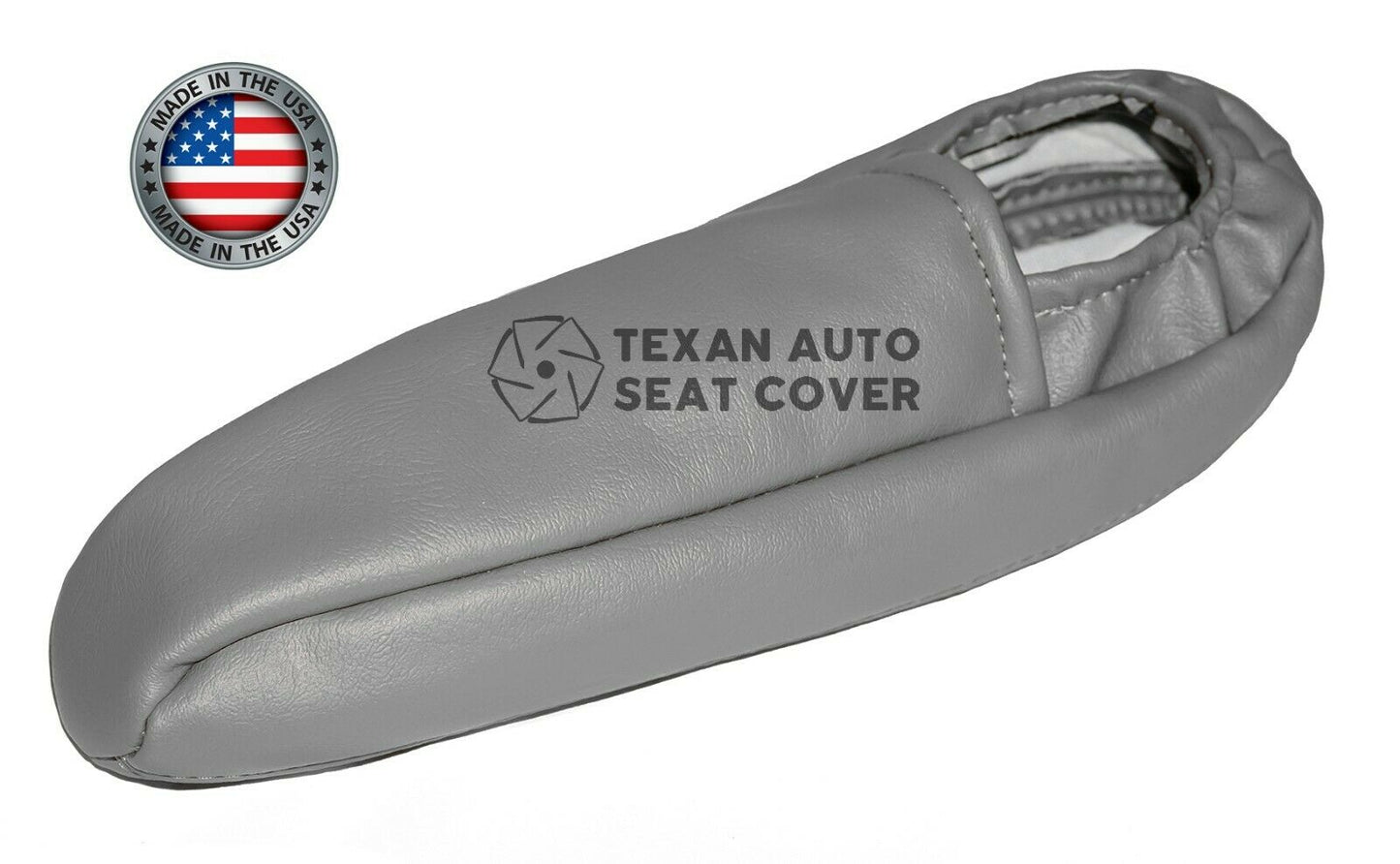 1995 to 2000 Chevy Silverado Passenger Side Armrest Synthetic Leather Replacement Cover Gray