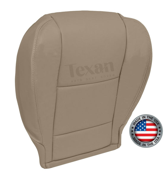 Driver Bottom Vinyl Seat Cover Tan for 2000 to 2004 Toyota Tundra 