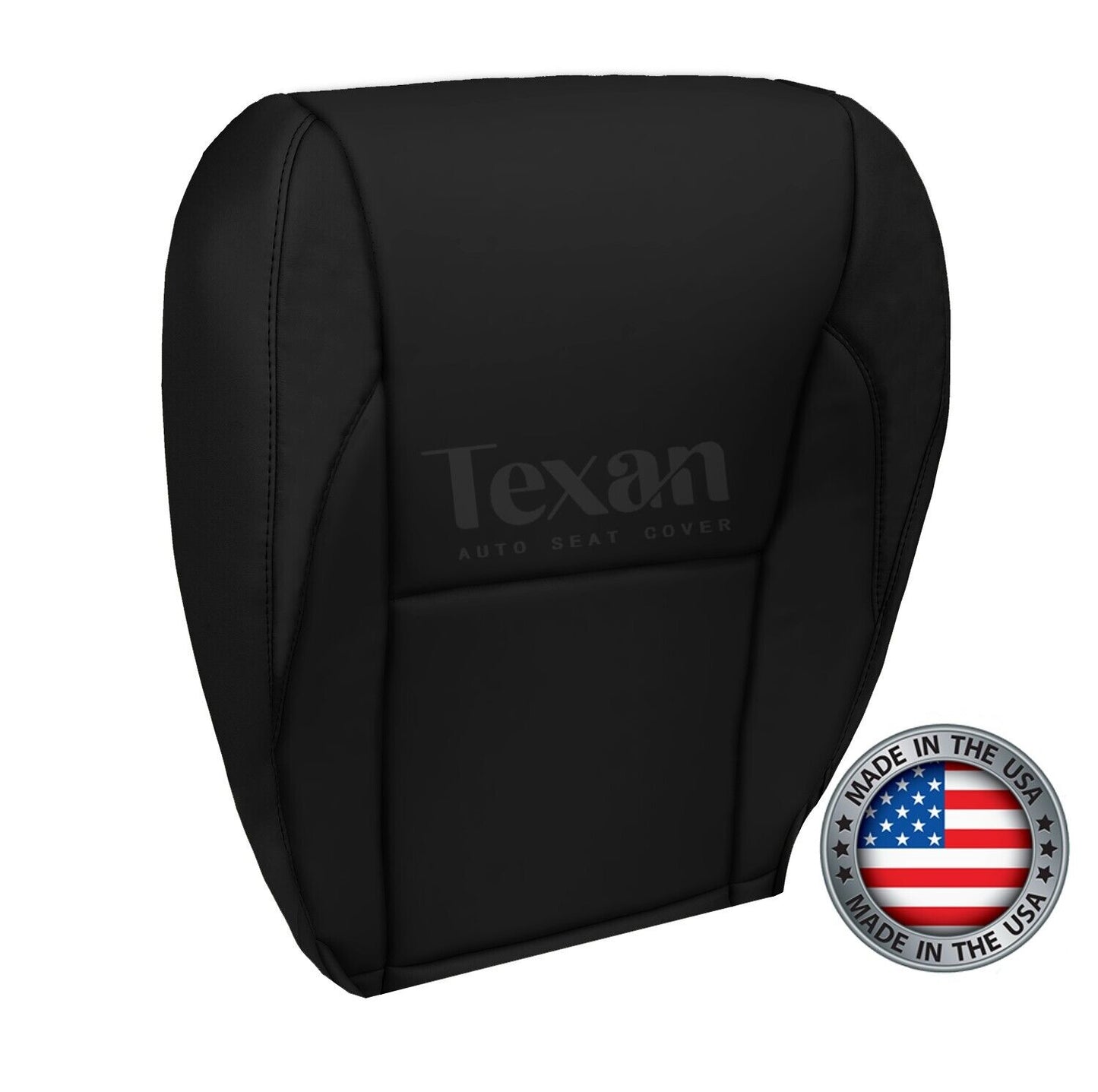 For 2007 to 2012 Lexus ES350 Passenger Side Bottom Synthetic Leather Replacement Seat Cover Black