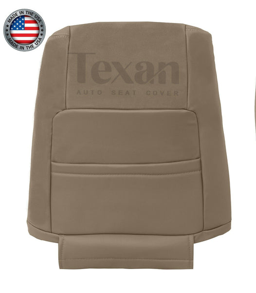 2000, 2001, 2002, 2003, 2004 Toyota Tundra Driver Lean Back Leather Replacement Seat Cover Tan