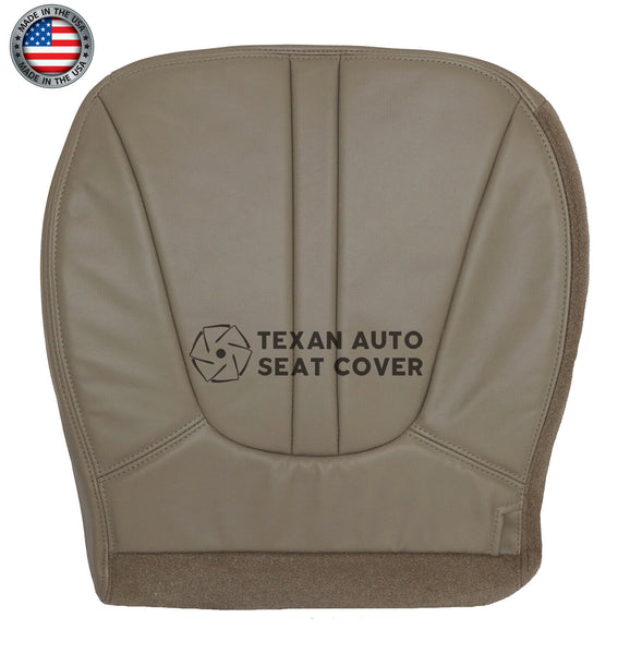 1997, 1998, 1999 Ford Expedition Eddie Bauer, XLT with Leather, 4x4, 2WD, 4.6L, 5.4L Driver Bottom Leather Seat Cover Tan