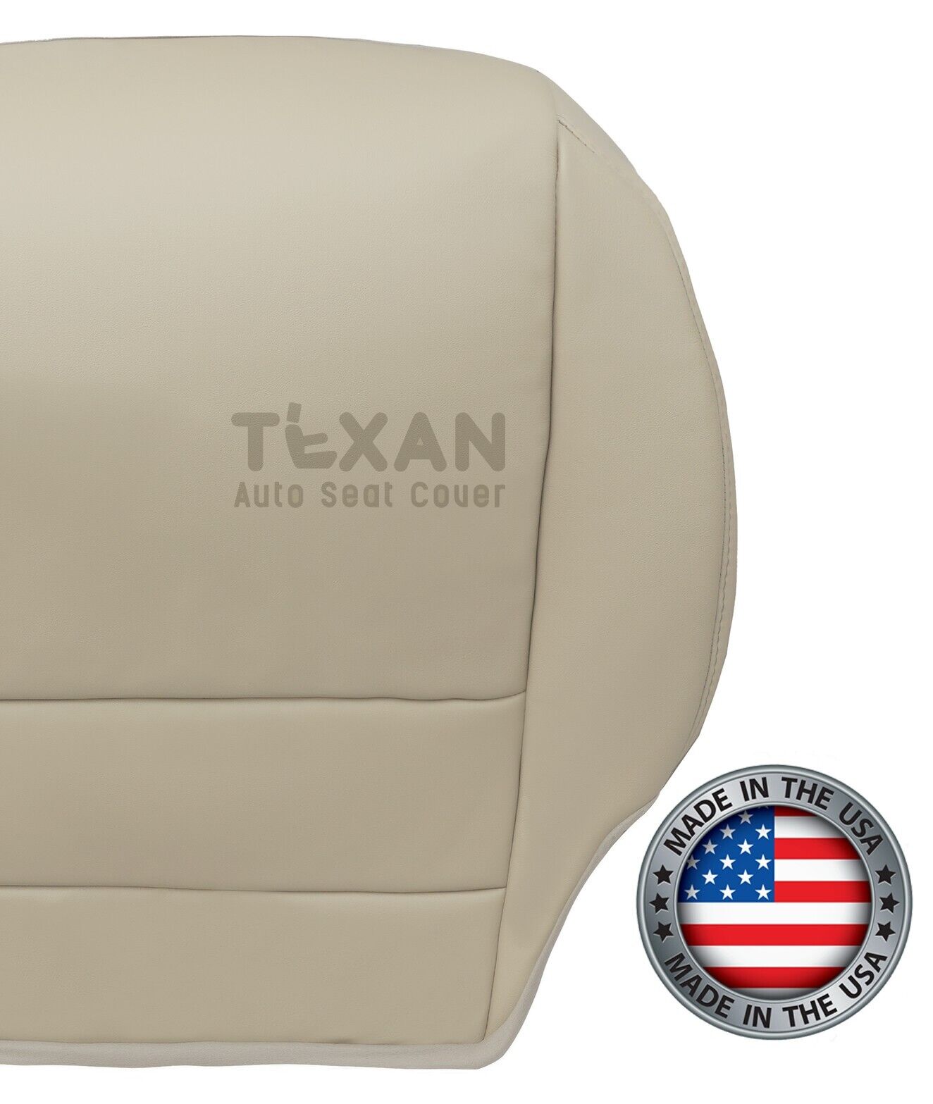 For 2007 2008 2009 2010 2011 2012 2013 Acura MDX Driver Side Bottom Synthetic Leather Replacement Seat Cover Tan
