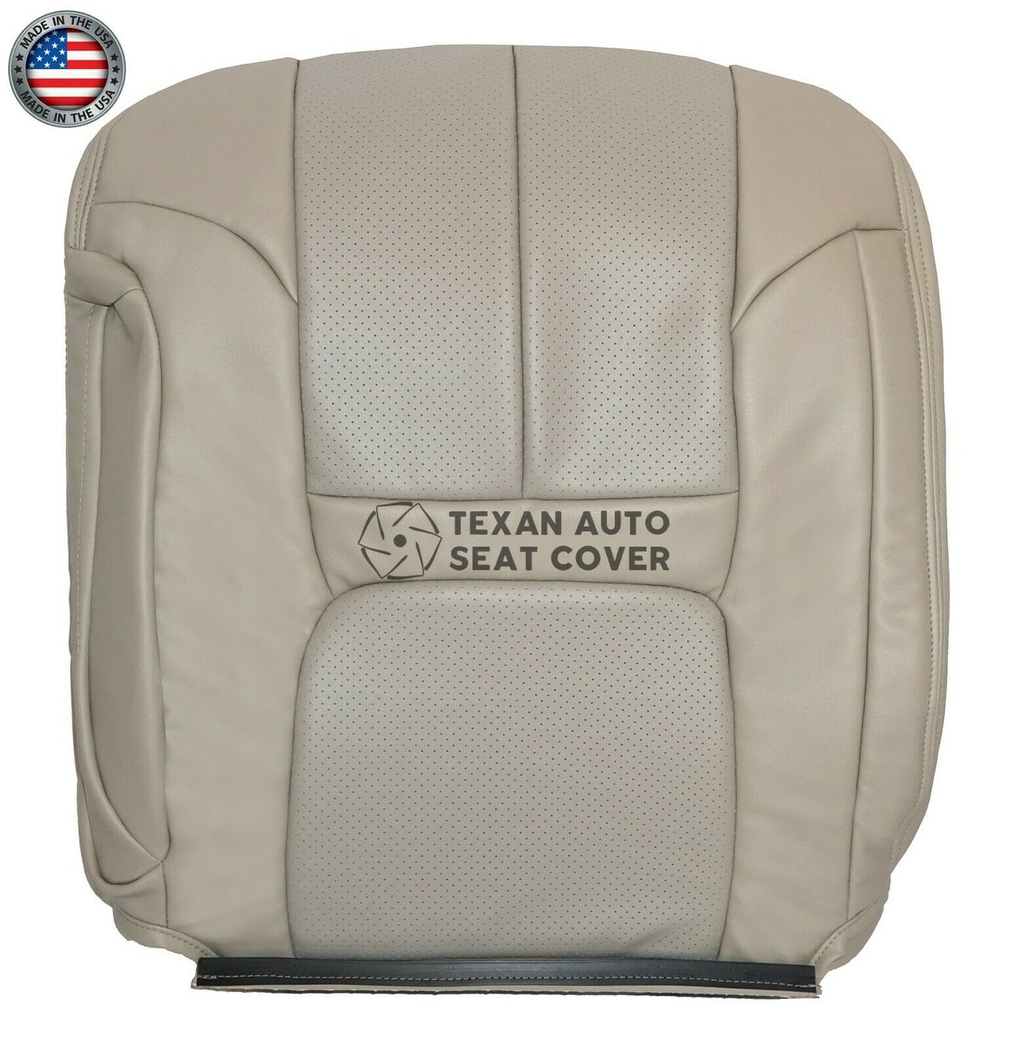 1999 2000 Cadillac Escalade Passenger Side Lean Back Synthetic Leather Replacement Seat Cover Shale