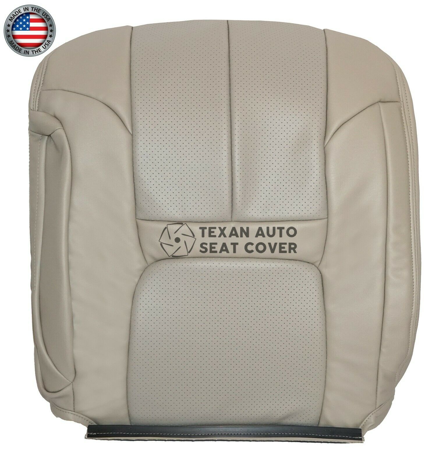 1999 2000 Cadillac Escalade Passenger Side Lean Back Synthetic Leather Replacement Seat Cover Shale