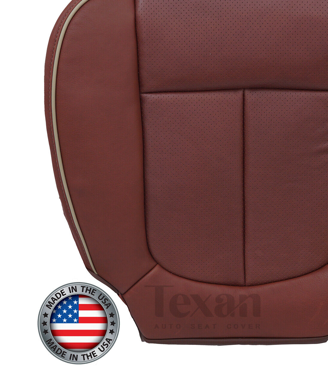 2009, 2010, 2011, 2012 Ford F150 Driver Side Bottom Leather Replacement Seat Cover King Ranch