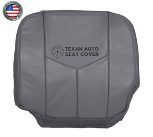Driver Side Bottom Leather Seat Cover For Chevy Tahoe LT/Z71 2003-2006 - Pewter Gray #922