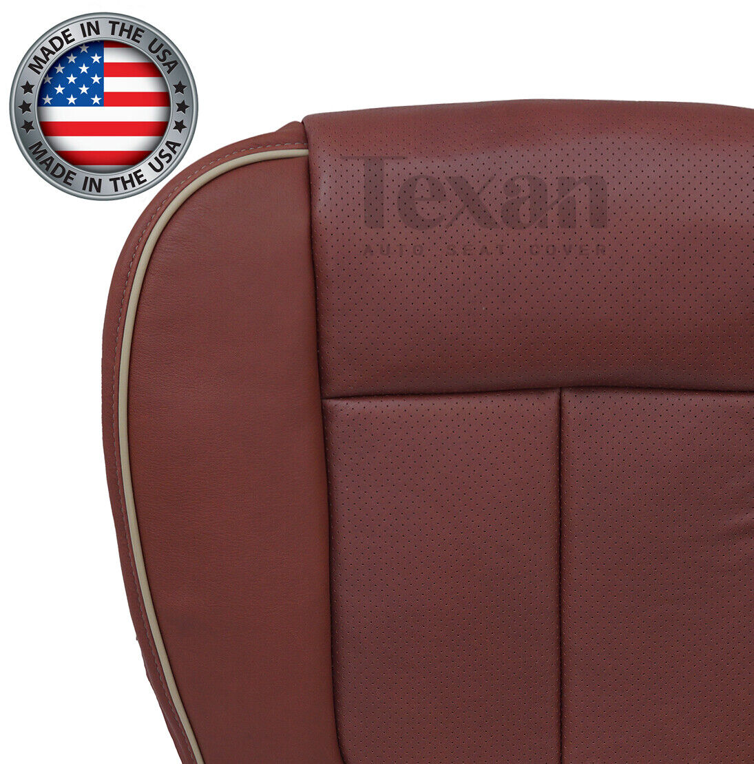 2009, 2010, 2011, 2012 Ford F150 Passenger Side Bottom Leather Replacement Seat Cover King Ranch