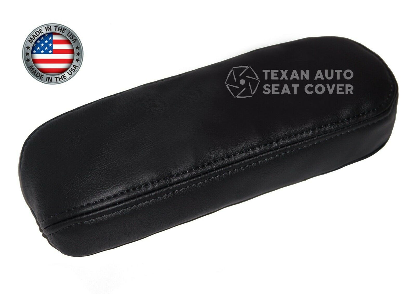 2003,  2004,  2005,  2006,  2007 Ford F250 F350 F450 F550 Lariat XLT Lariat Passenger Armrest  Synthetic Leather Replacement Cover Black