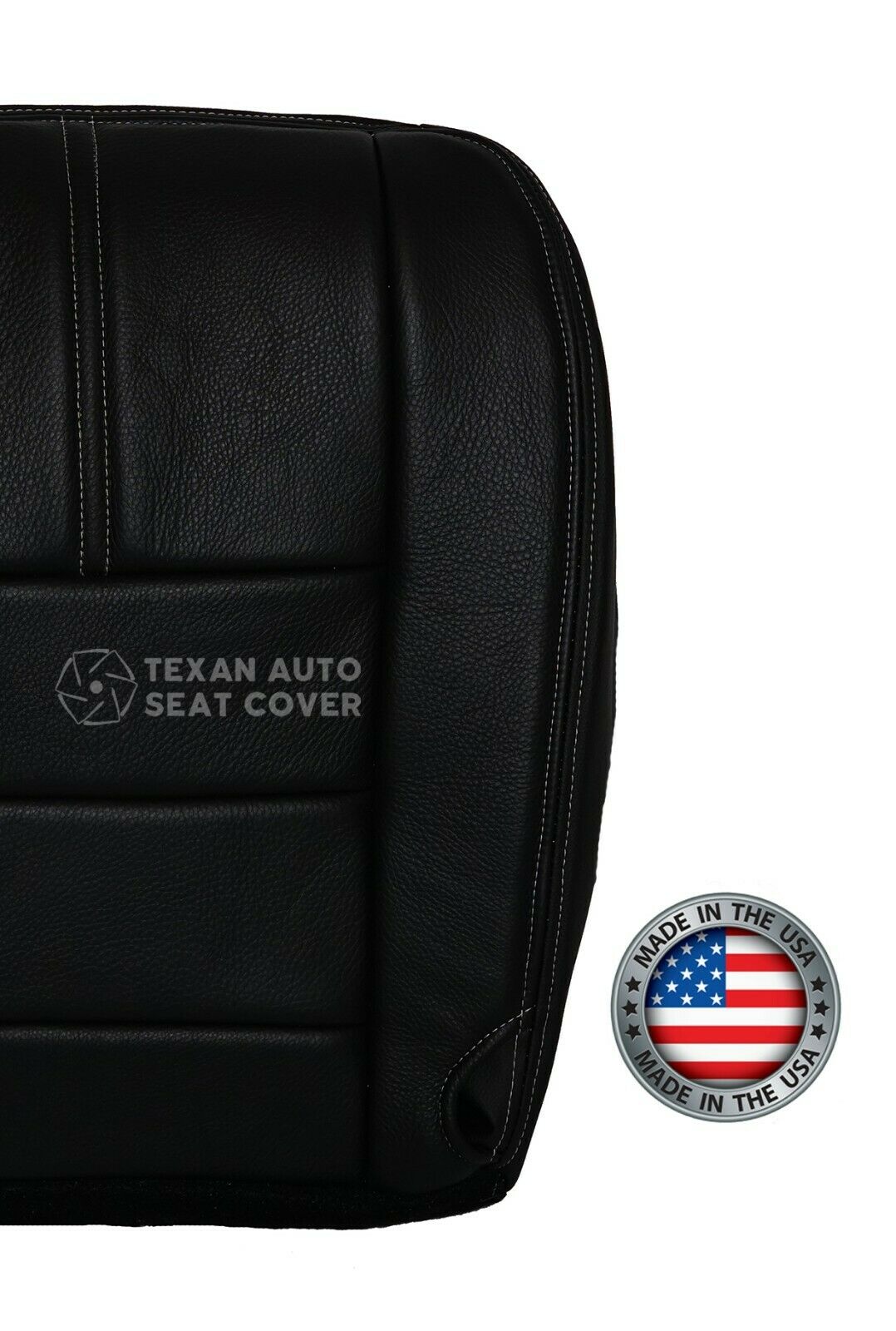 2008 Ford F-250 4X4 Single Cab Driver Bottom Synthetic Leather Seat Cover Black