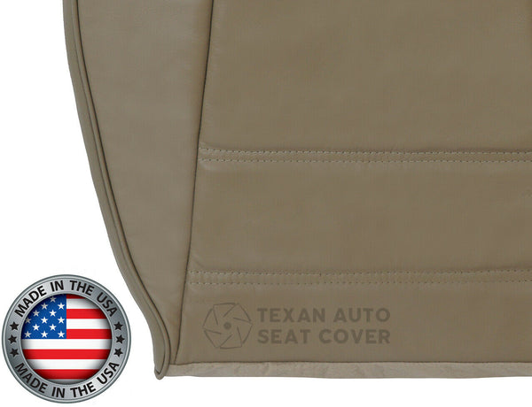 1999, 2000, 2001, 2002, 2003, 2004 Ford Mustang V6 Passenger Side Bottom Synthetic Leather Replacement Seat Cover Tan