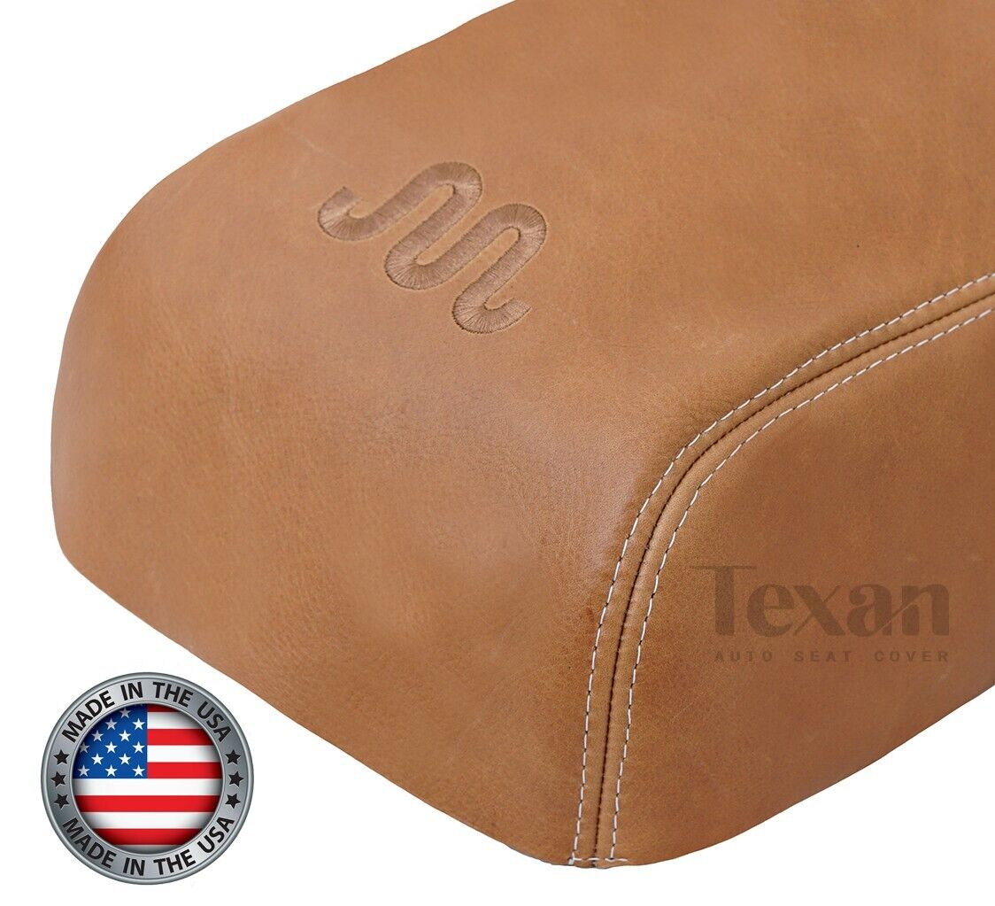 Fits 2005 to 2008 Ford F-150 King Ranch Genuine Leather Center Console Lid Cover