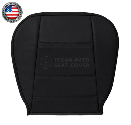 1999, 2000, 2001, 2002, 2003, 2004 Ford Mustang V6 Passenger Side Bottom Leather Replacement Seat Cover Black