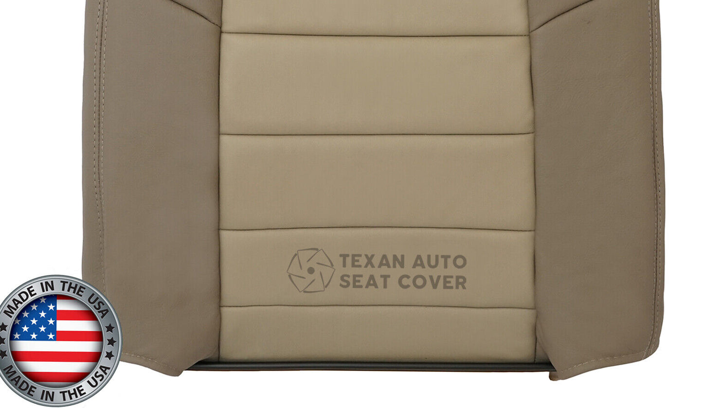 2002 2003 2004 Ford Excursion Eddie Bauer Driver Side Top Leather Seat Cover Tan