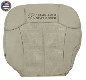 2002 Cadillac Escalade EXT 2WD, AWD Passenger Bottom PERFORATED Leather Seat Cover Shale