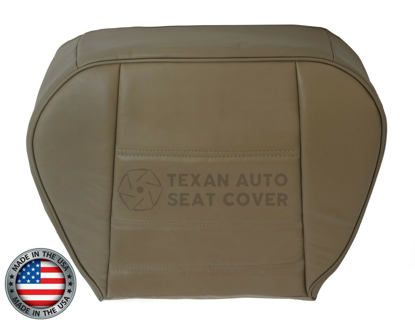 1999, 2000, 2001, 2002, 2003, 2004 Ford Mustang V6 Driver Side Bottom Leather Replacement Seat Cover Tan
