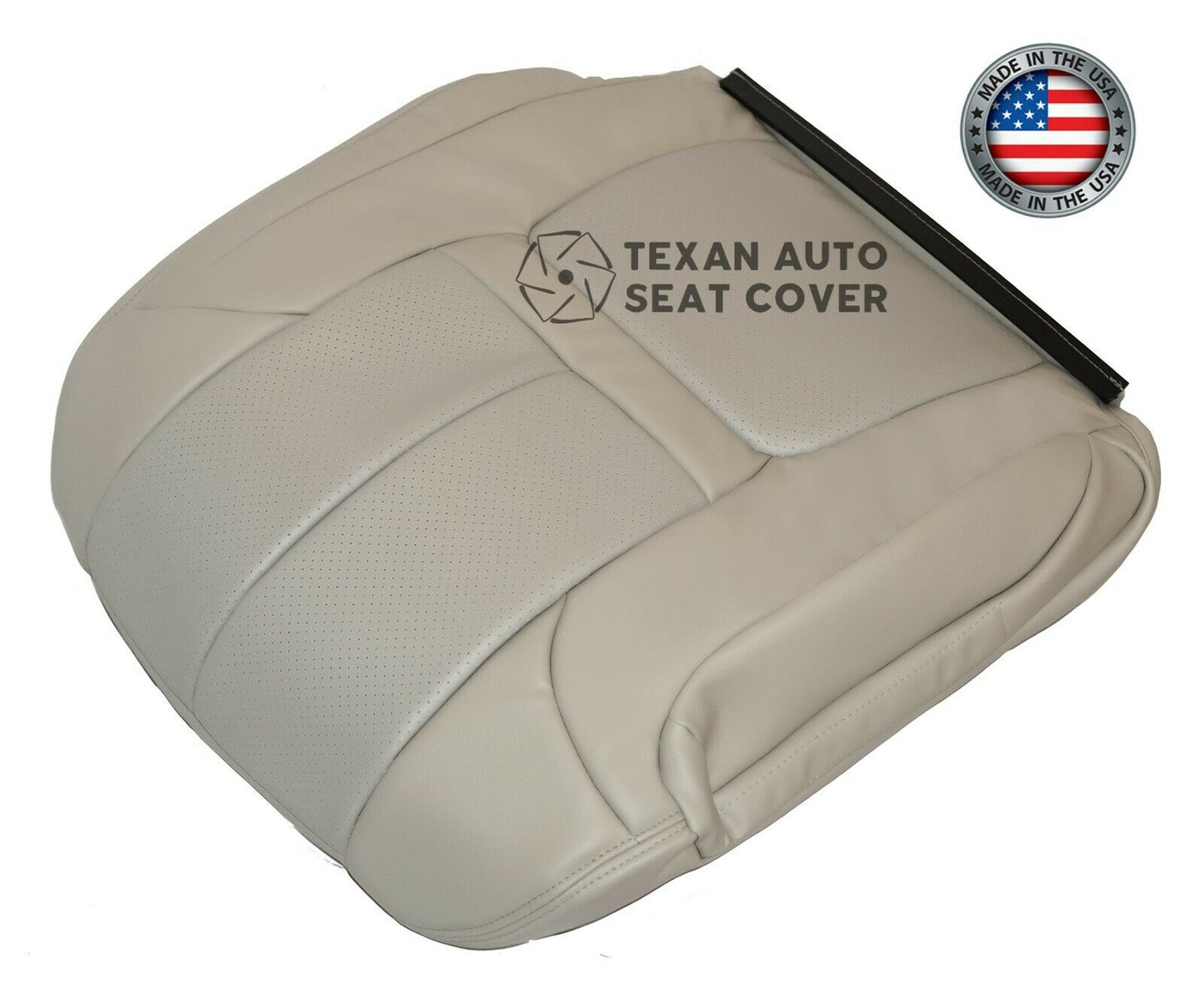 1999 2000 Cadillac Escalade Passenger Side Lean Back Synthetic Leather Replacement Seat Cover Shale