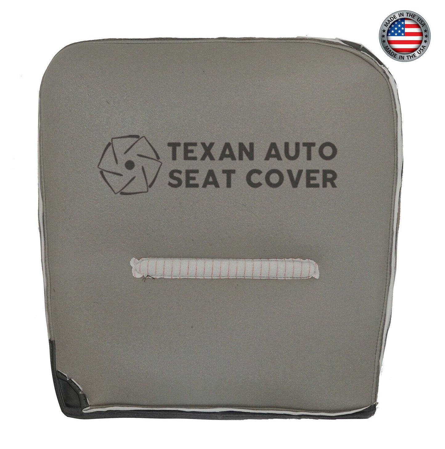 For 1999 to 2001 Ford F250 F350 F450 F550 Driver Side Bottom Synthetic Leather Replacement Seat Cover Gray