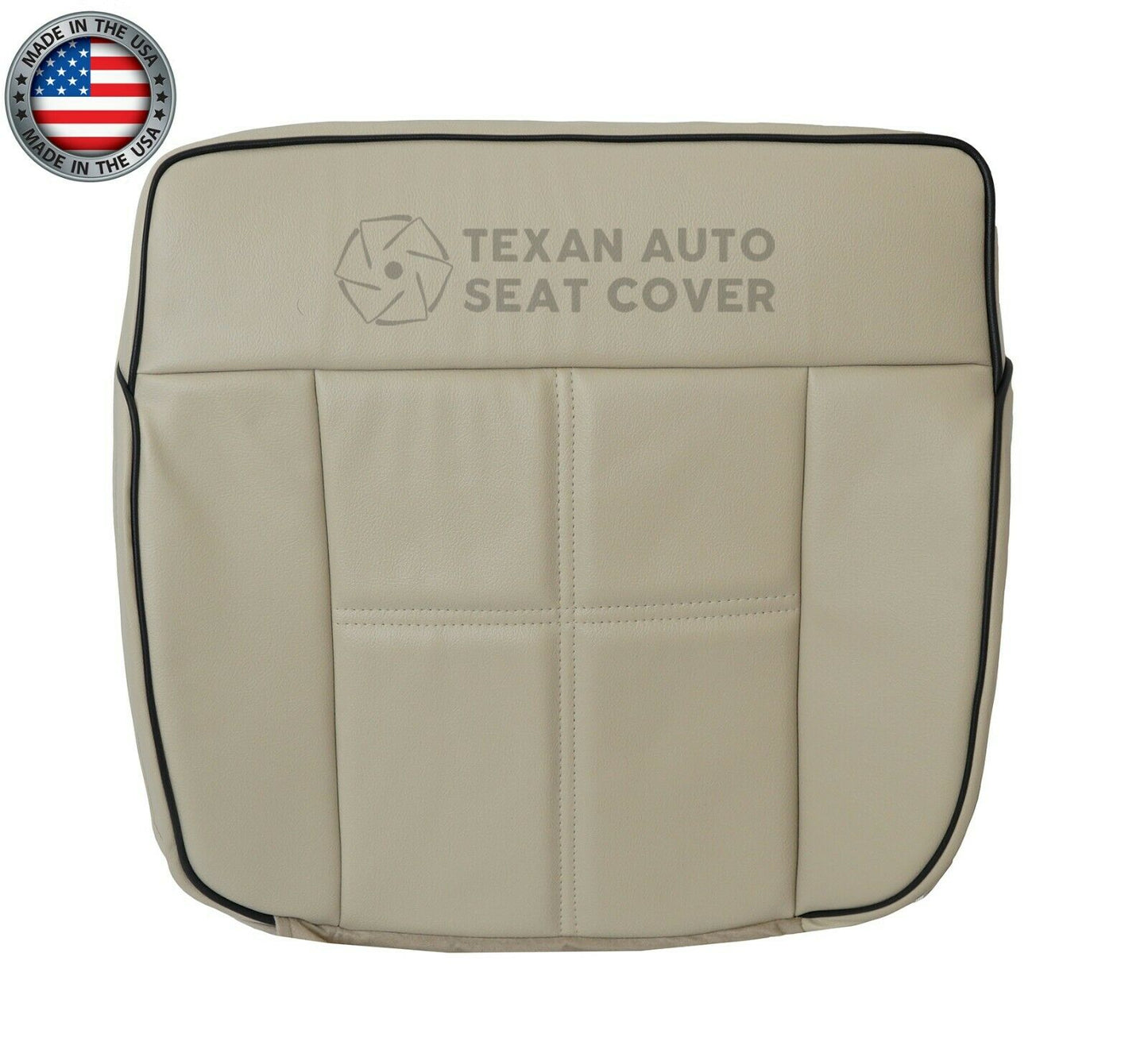 2006, 2007, 2008 Lincoln Mark LT 2WD Passenger Bottom Leather Replacement Seat Cover Tan