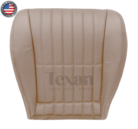 1997, 1998, 1999, 2000, 2001, 2002 Chevy Camaro SS V6 RS Driver Bottom Perforated Synthetic Leather Seat Cover Tan