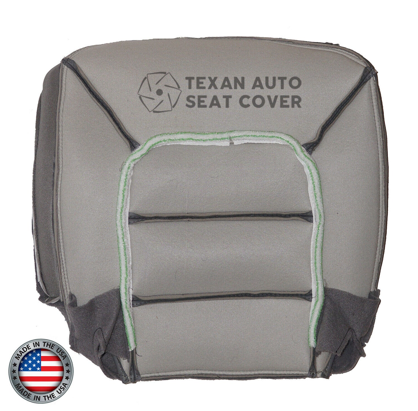 2003, 2004, 2005, 2006 Ford Expedition XLT XLS Sport 2WD 5.4L Passenger Bottom Leather Seat Cover Gray