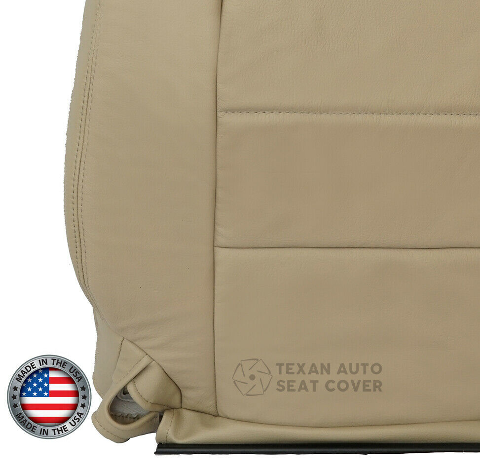 2005, 2006, 2007, 2008, 2009 Ford Mustang V6 Passenger Side Lean Back Leather Replacement Seat Cover Tan