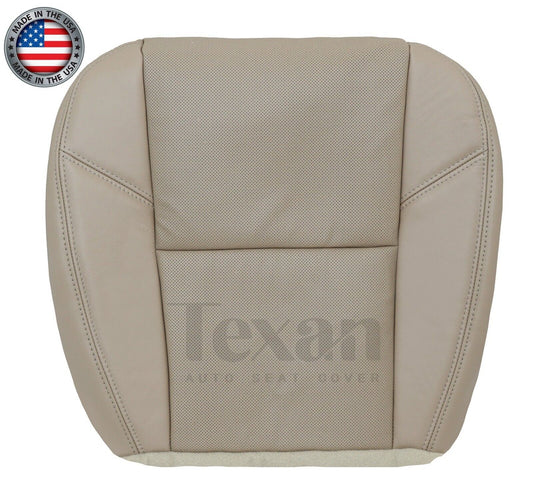 2009, 2020, 2011, 2012, 2013 Chevy Avalanche LTZ Driver Bottom Leather Replacement Seat Cover Tan