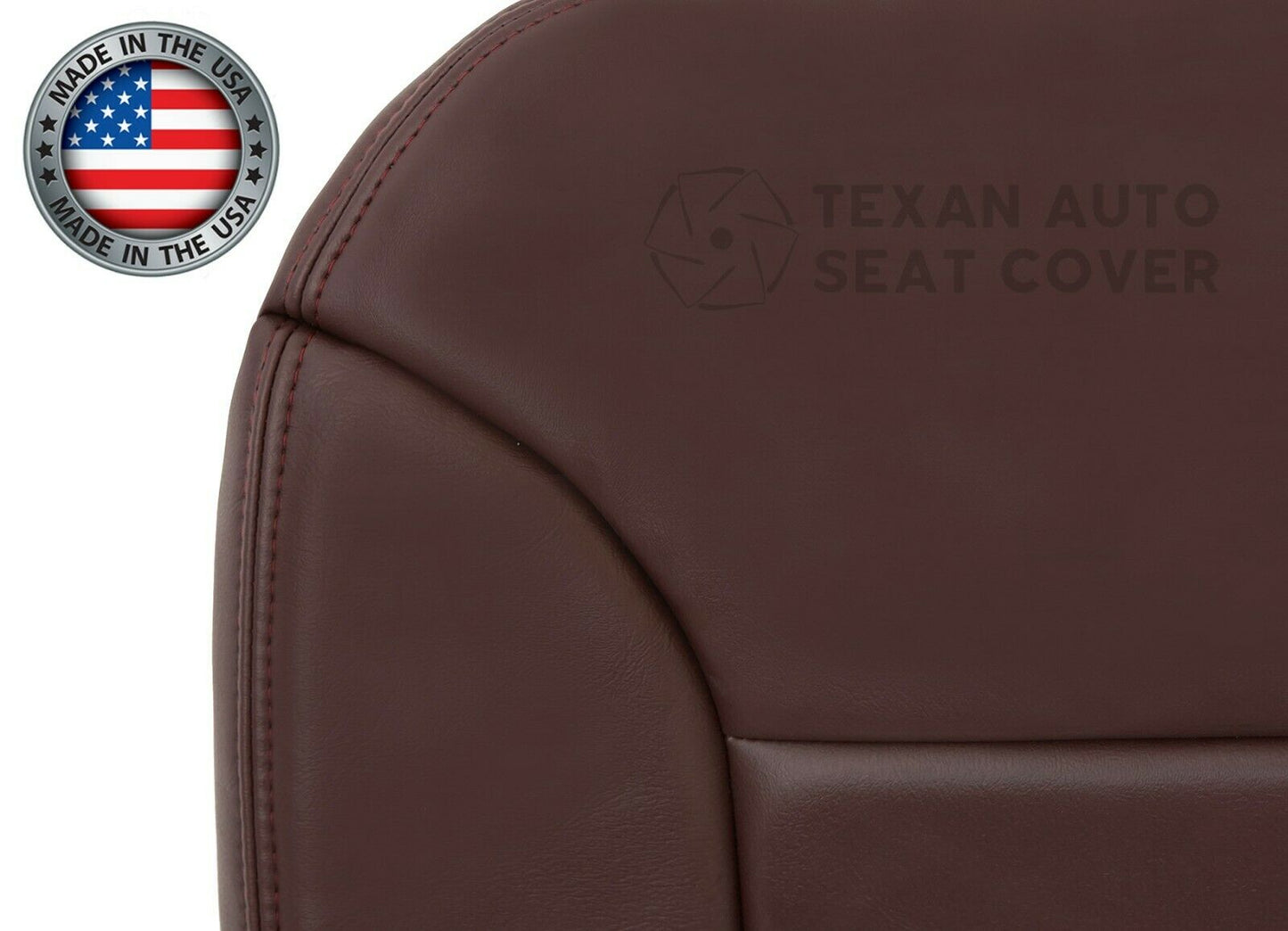 1995, 1996, 1997, 1998, 1999 Chevy Tahoe Suburban 1500 2500 LT LS 2WD, 4X4 Driver Side Bottom Synthetic Leather Replacement Cover Red