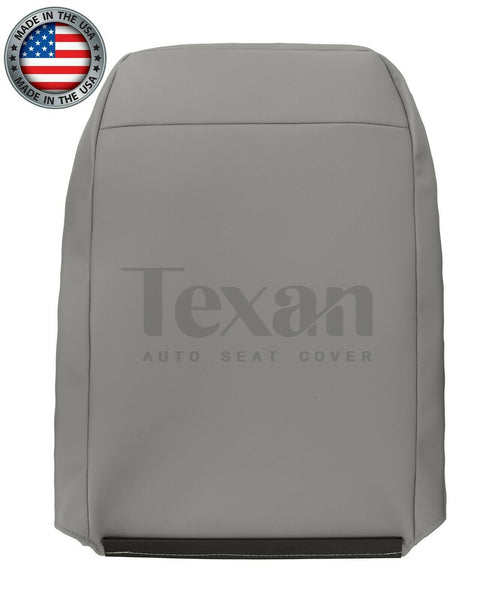 1999 to 2004 Ford Mustang GT V8 Passenger Side Lean Back Perforated Leather Replacement Seat Cover Gray
