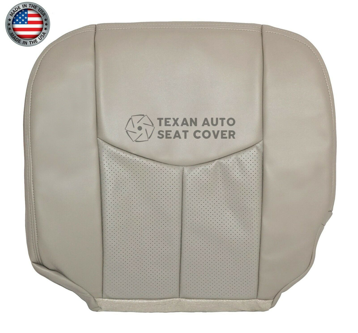 2003 2004 2005 2006 Cadillac Escalade EXT ESV Driver Bottom Perforated Leather Seat Cover Shale