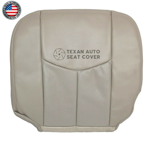 2003 2004 2005 2006 Cadillac Escalade EXT ESV Driver Bottom Perforated Leather Seat Cover Shale