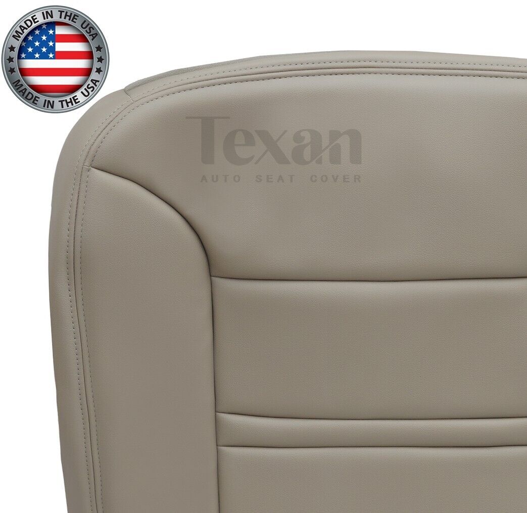 2000, 2001 Ford Excursion Limited Driver Side Bottom Leather Replacement Seat Cover Tan